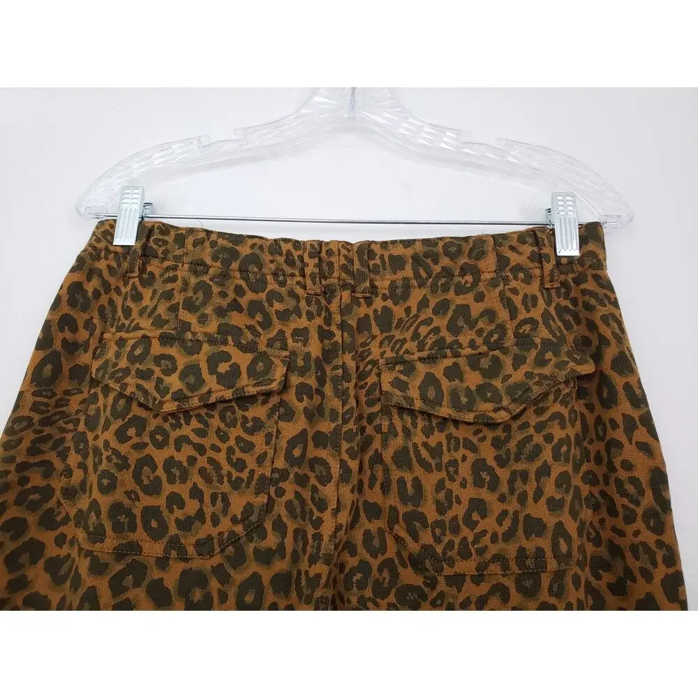Sanctuary x Anthropologie Women Sweatpants Size S Urban Leopard Jogger Mobwife
